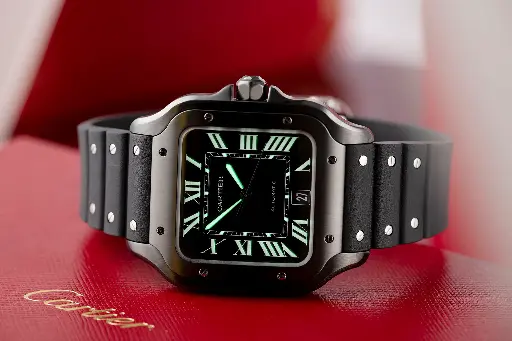 Santos de Cartier 'Black ADLC'